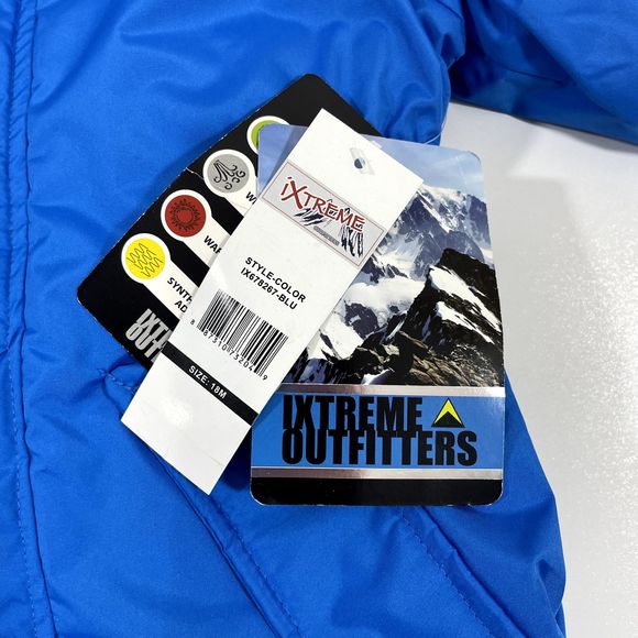 Kids Blue Snowsuit - Picture 3 of 11